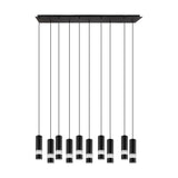 Eglo Lighting Bernabeta 10X5W Led Black Pendant Light