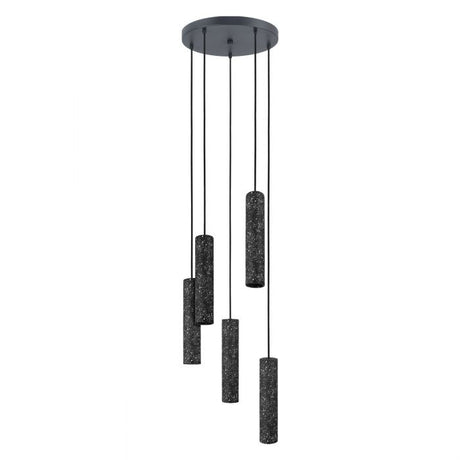 Eglo Lighting Mentalona Led Anthracite Terrazzo Pendant Light