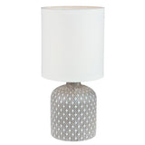 Oriel Lighting Vera ceramic base complete with shade.