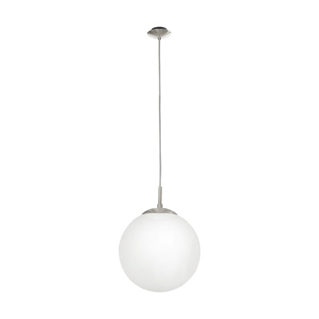 Eglo Lighting RONDO pendant light glass opal-matt white