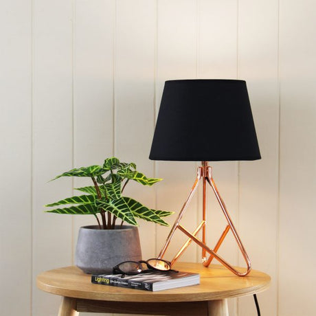 Oriel Lighting NOLITA Copper Retro Table Lamp in Copper