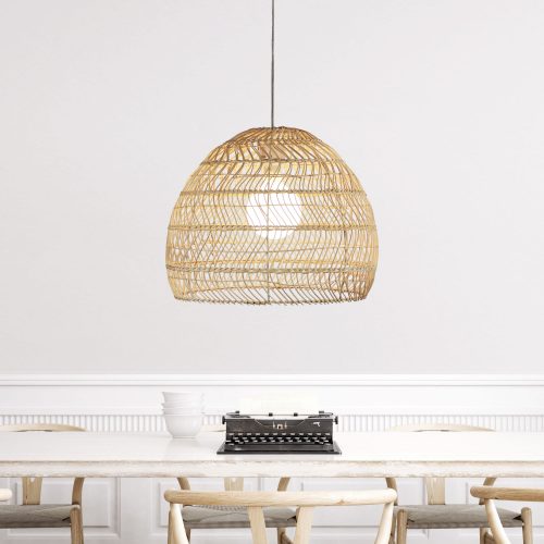 Oriel Lighting METTE.47 SHADE ONLY Natural cane woven rattan