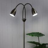 Oriel Lighting STAN mid-century styled twin floor lamp