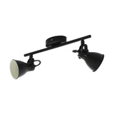 Eglo Lighting SERAS 2 spot black steel and includes neutral white