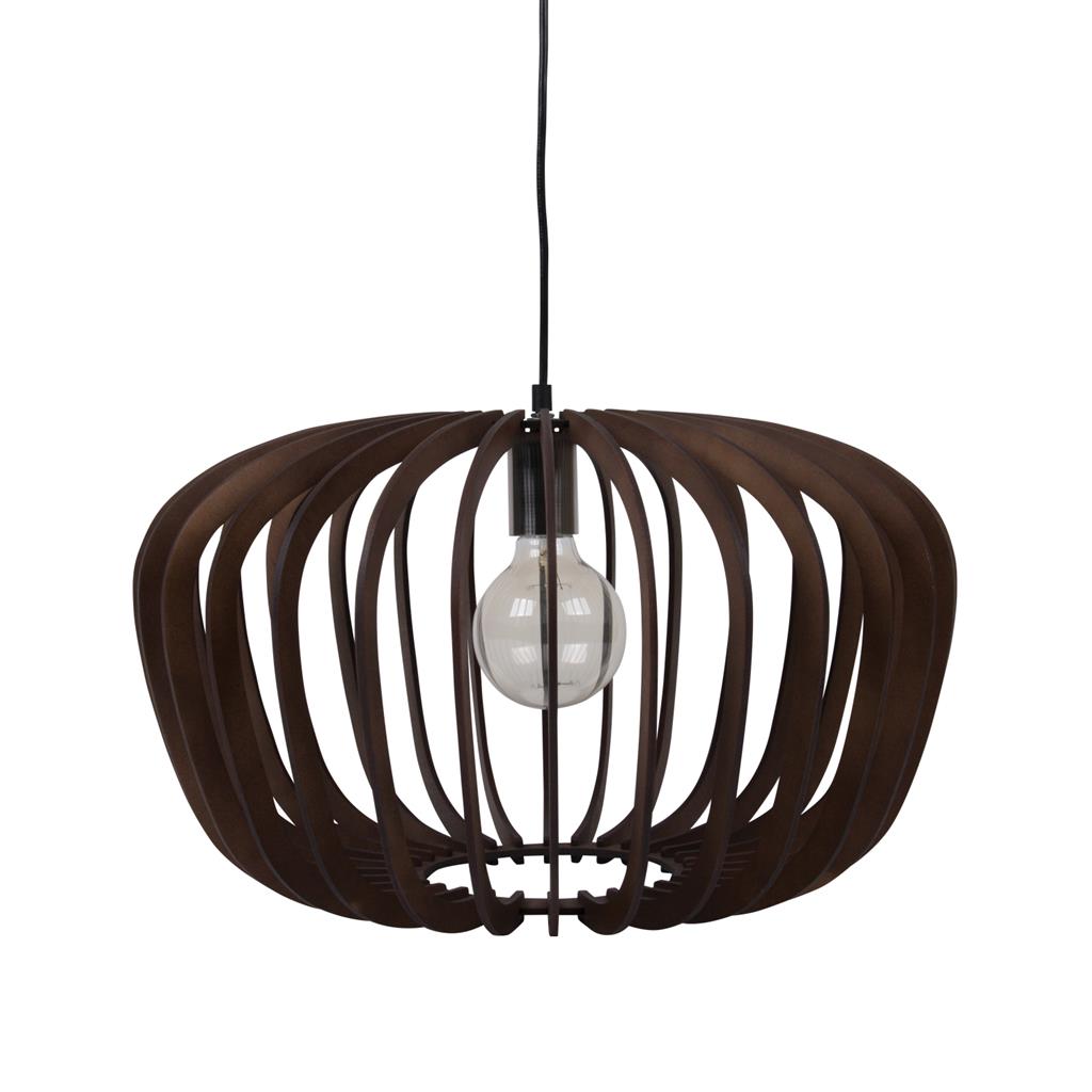 Domus ROBIN-50 50cm Timber Pendant 240V - E27