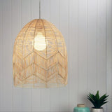 Oriel Lighting TANAH PENDANT SHADE Natural Rattan Cane Shade Only