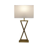 Oriel Lighting KIZZ  Stylish Bedside Lamp with Polyester Shade