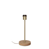 Oriel Lighting FINO BASE Timber and Table Lamp E27