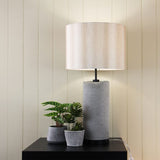 Oriel Lighting PILOS Concrete-Finish Table Lamp