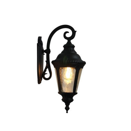 Oriel Lighting Bristol Wall Light Outdoor Down Black