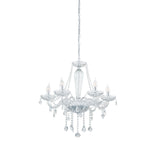 Eglo Lighting BASILANO 1 pendant light traditional clear glass with chrome highlights