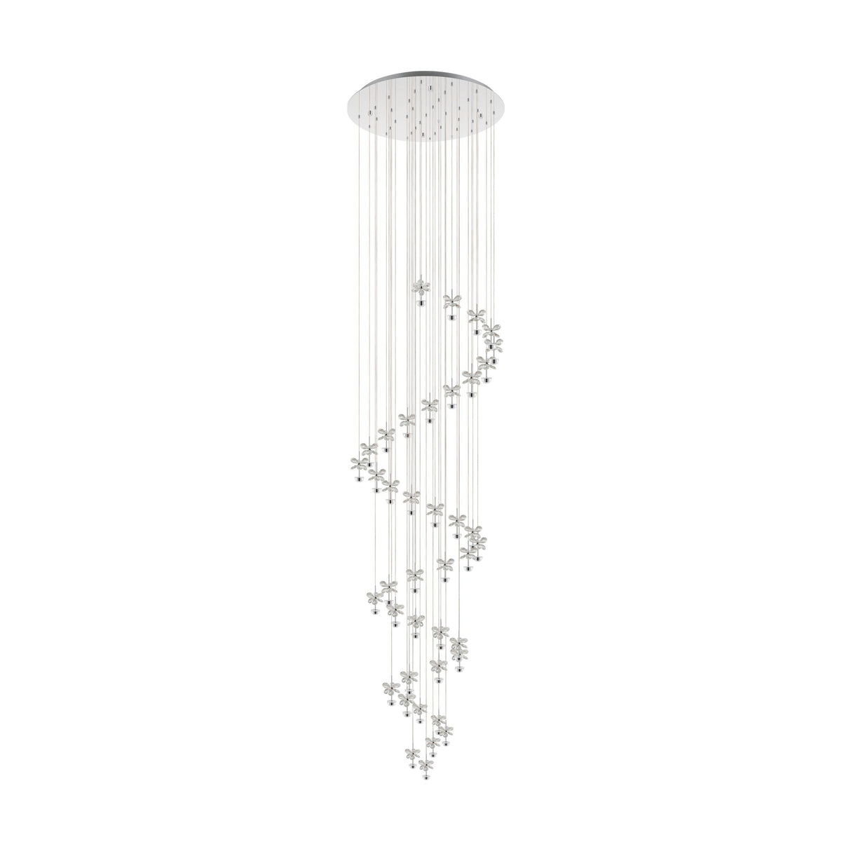 Eglo Lighting PIANOPOLI 1 pendant light refined glass crystals