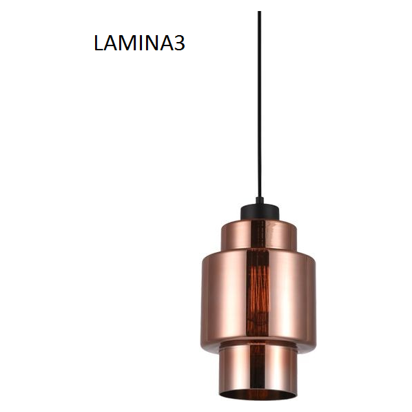 CLA Lamina Dble Cylinder Pendant Lights