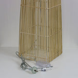 Oriel Lighting JAMBI Rattan Cane Floor Lamp