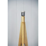 Oriel Lighting STABB FLOOR LAMP Natural Timber base only E27