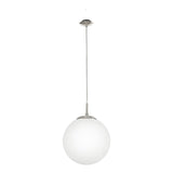 Eglo Lighting RONDO pendant light glass opal-matt white