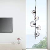 Oriel Lighting SINUS 120cm Designer Satellite Suspended Pendant Black