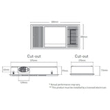 Mercator Mercury 3-in-1 PTC Bathroom Heater