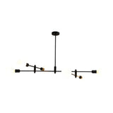 Oriel Lighting EPPING 120cm Adjustable Globe Pendant Black