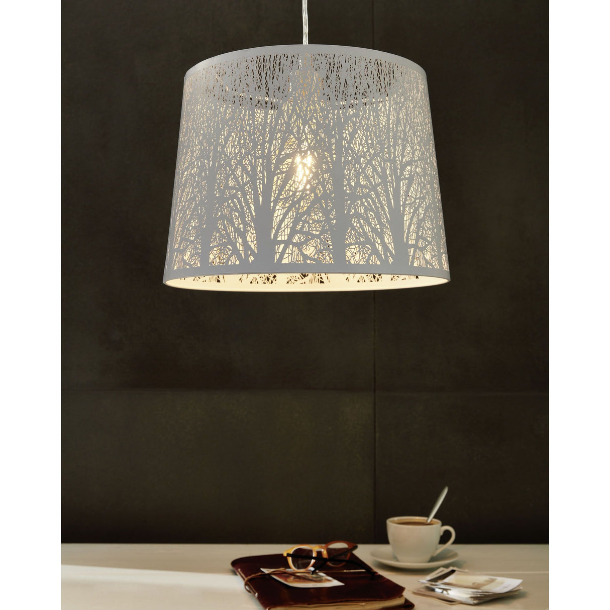 Eglo Lighting HAMBLETON pendant light laser-cut out steel