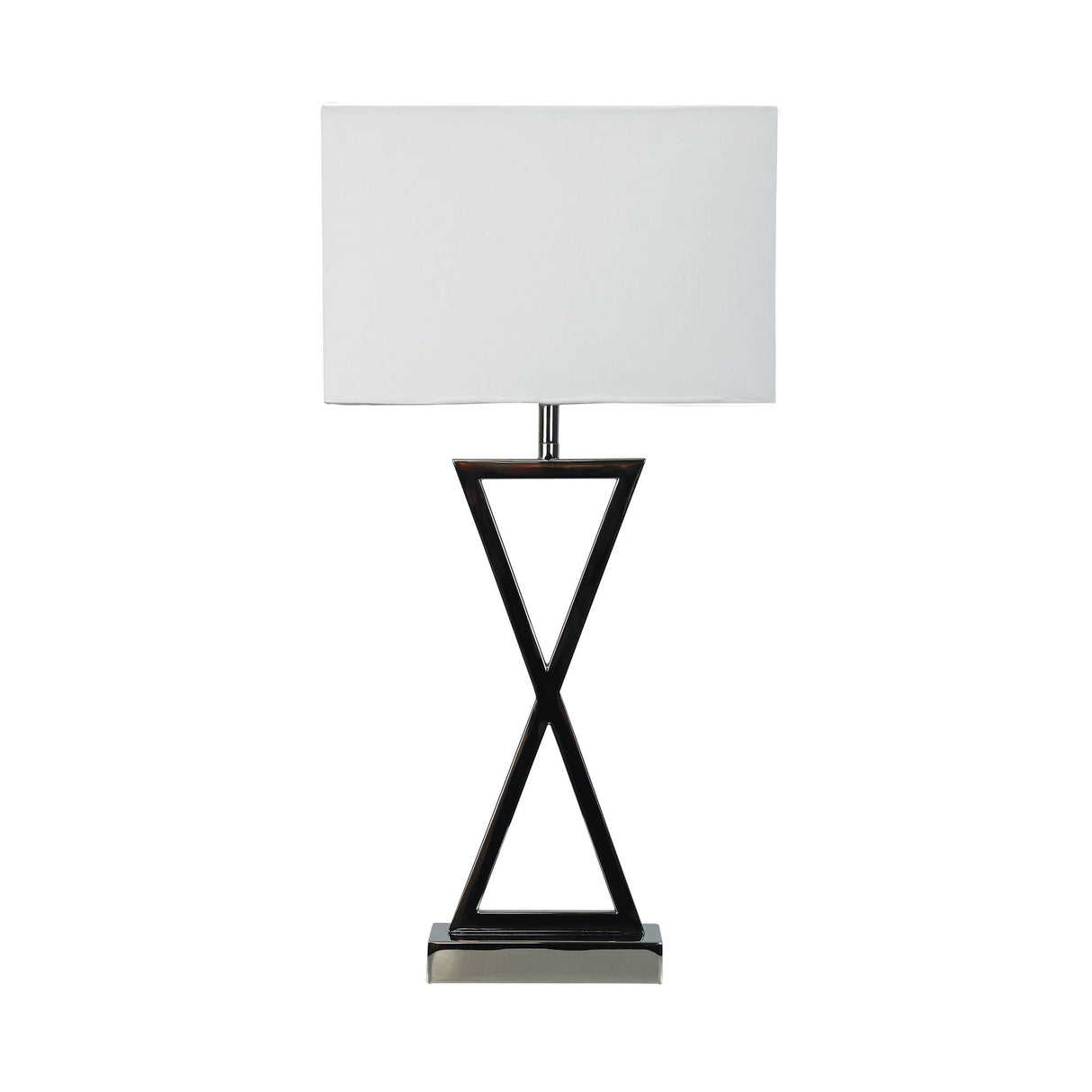 Oriel Lighting KIZZ  Stylish Bedside Lamp with Polyester Shade