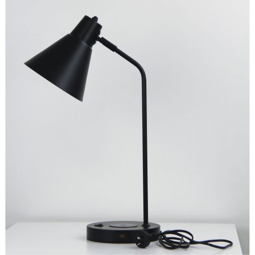 Oriel Lighting TARGA DESK LAMP with USB and wireless charging