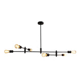 Oriel Lighting EPPING 120cm Adjustable Globe Pendant Black