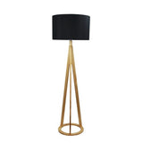 Oriel Lighting STABB FLOOR LAMP Natural Timber base only E27