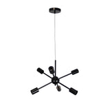 Oriel Lighting SPUTNIK.6 6-light Groovy Satellite Pendant