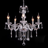 Maria Teresa 6 Light Crystal Chandelier Pendants by VM Lighting