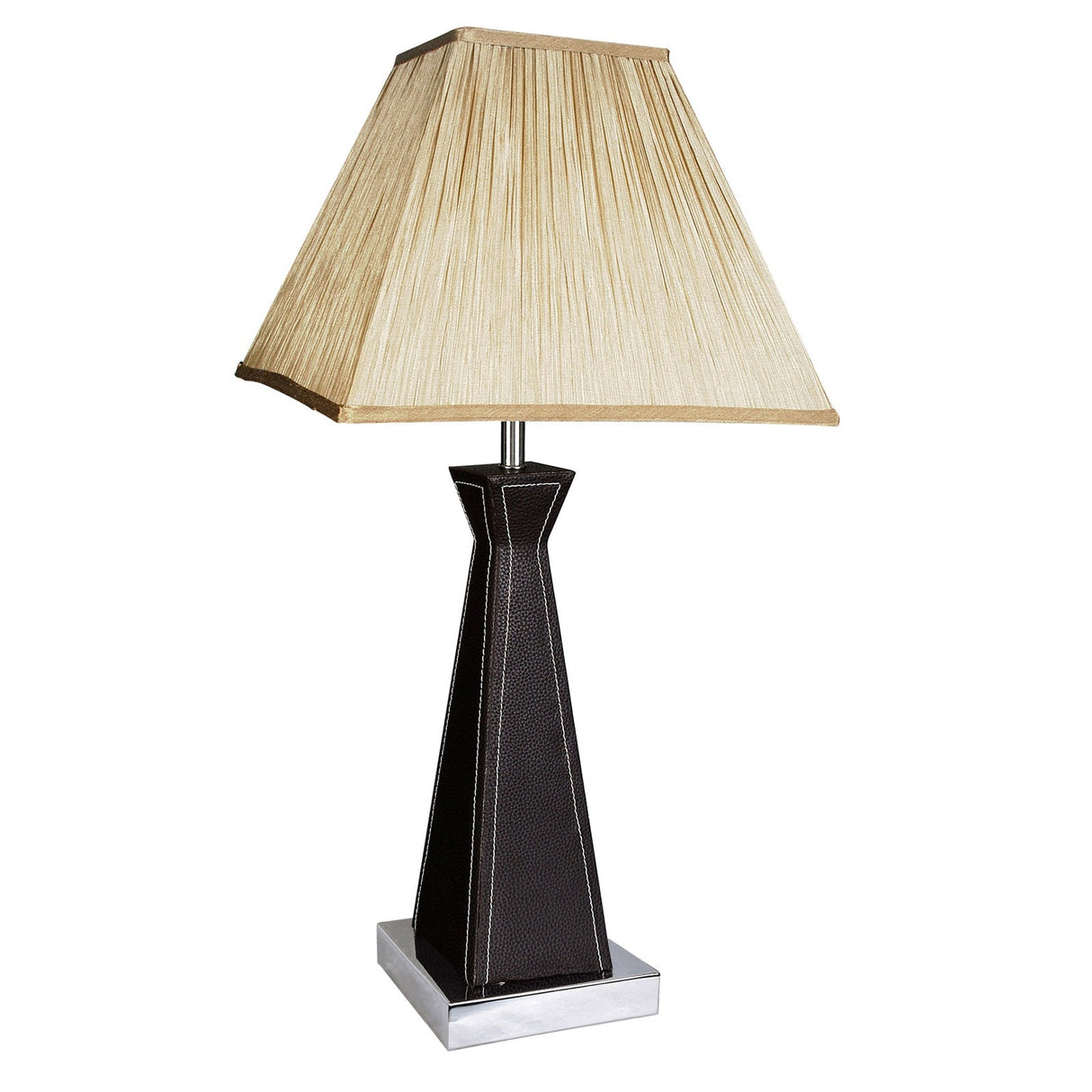 V&M Archer Leather Table Lamp