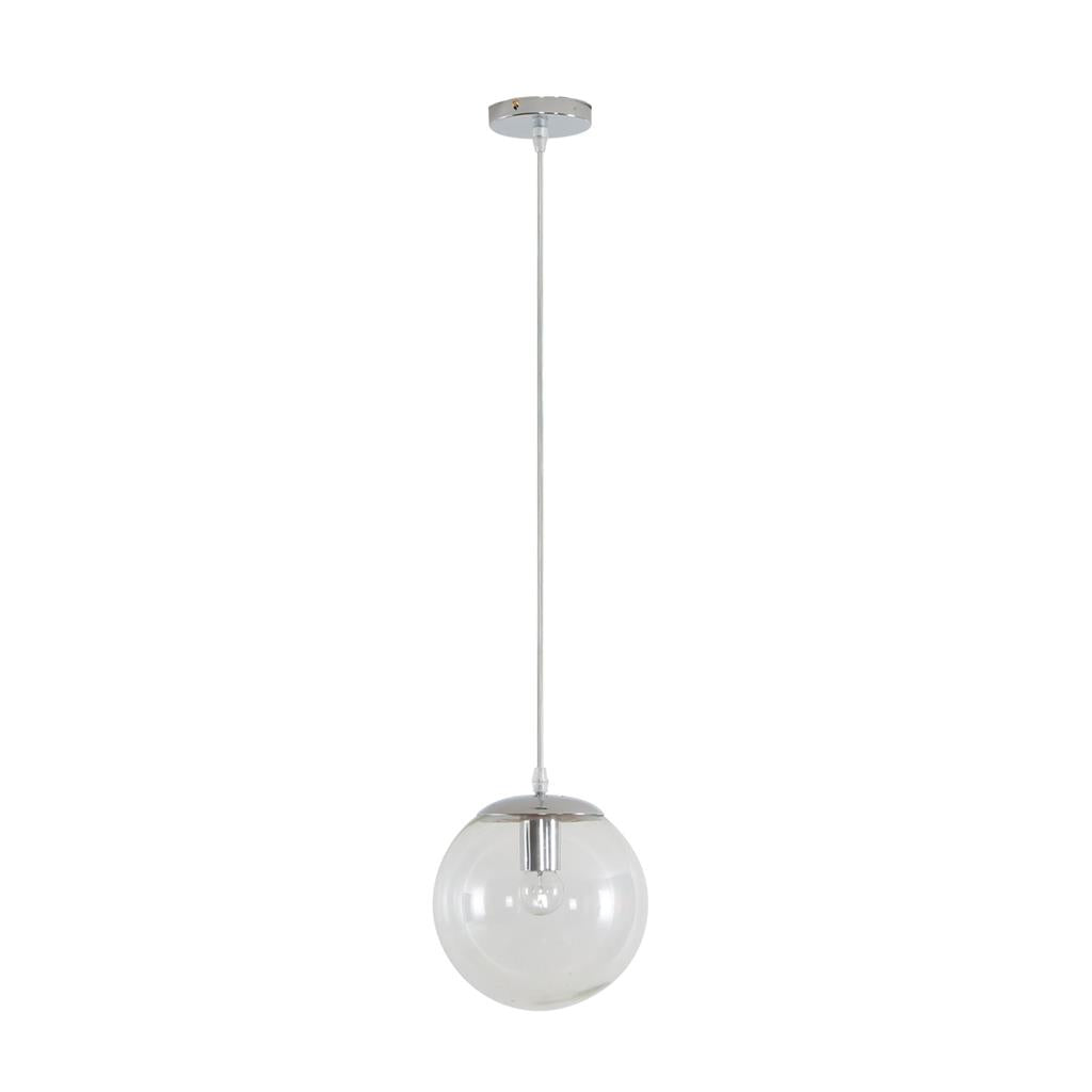 Domus BUBBLE-200 Clear Ball 1XE27 Pendant Available in Different Colours