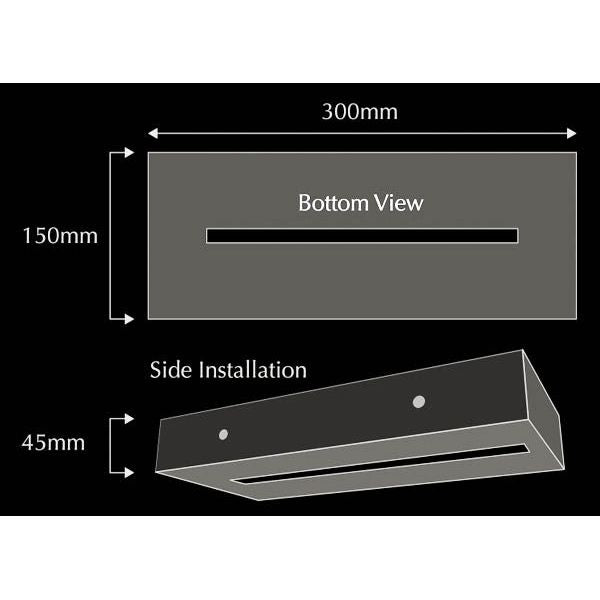 Domus BF-8276 Ceramic 30cm Wall Light