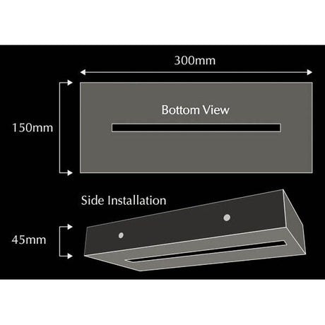 Domus BF-8276 Ceramic 30cm Wall Light