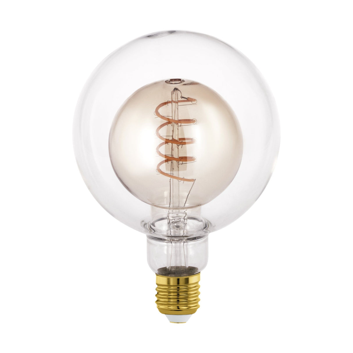 Eglo Lighting Bulb lightbulb E27 4W 2000K DIM LED G125 CLR/AMB