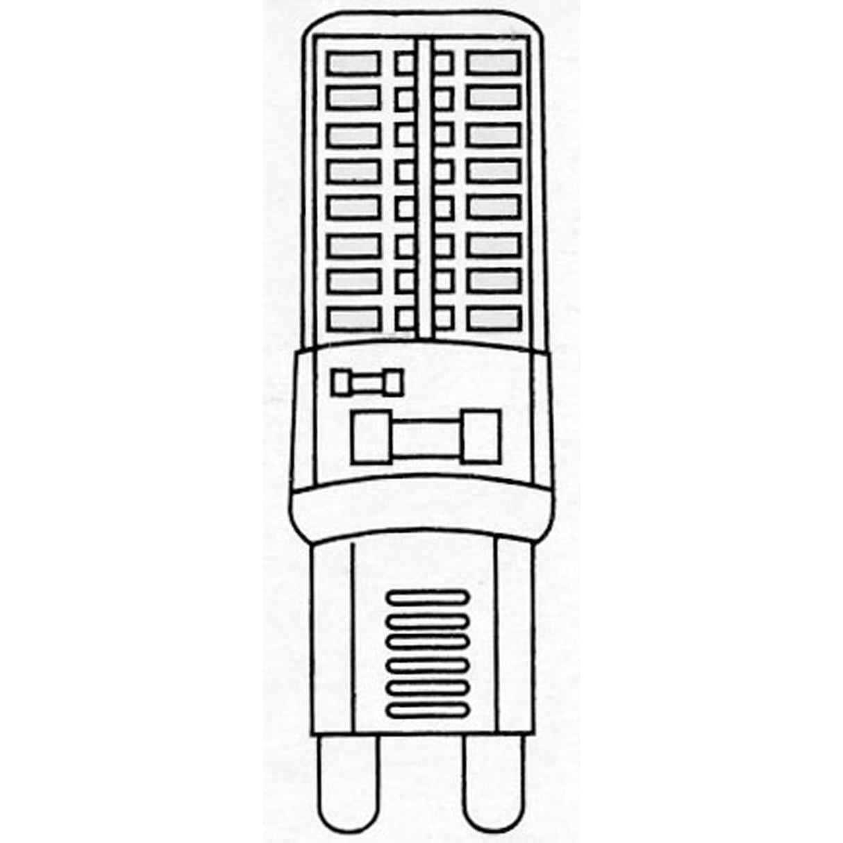 V&M 5 Watt G9 LED 3000K/6000K Globe