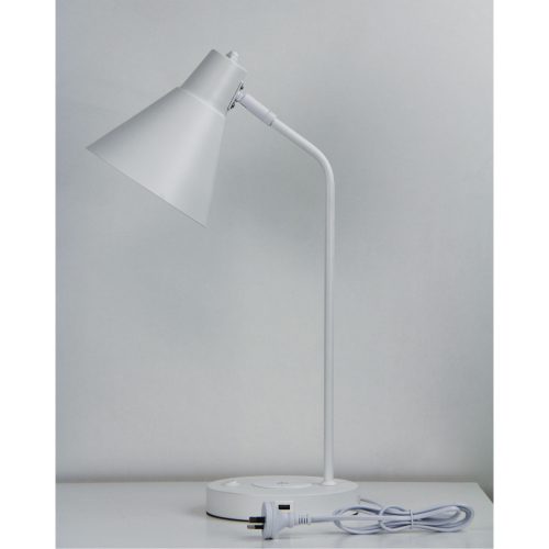 Oriel Lighting TARGA DESK LAMP with USB and wireless charging