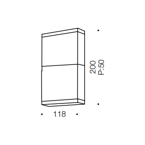 Telbix Nariko Outdoor Up and Down Wall Light