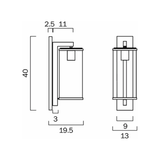 Telbix Perova EX40 Wall Light