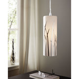 Eglo Lighting RIVATO pendant light chrome-plated steel and an opal glass