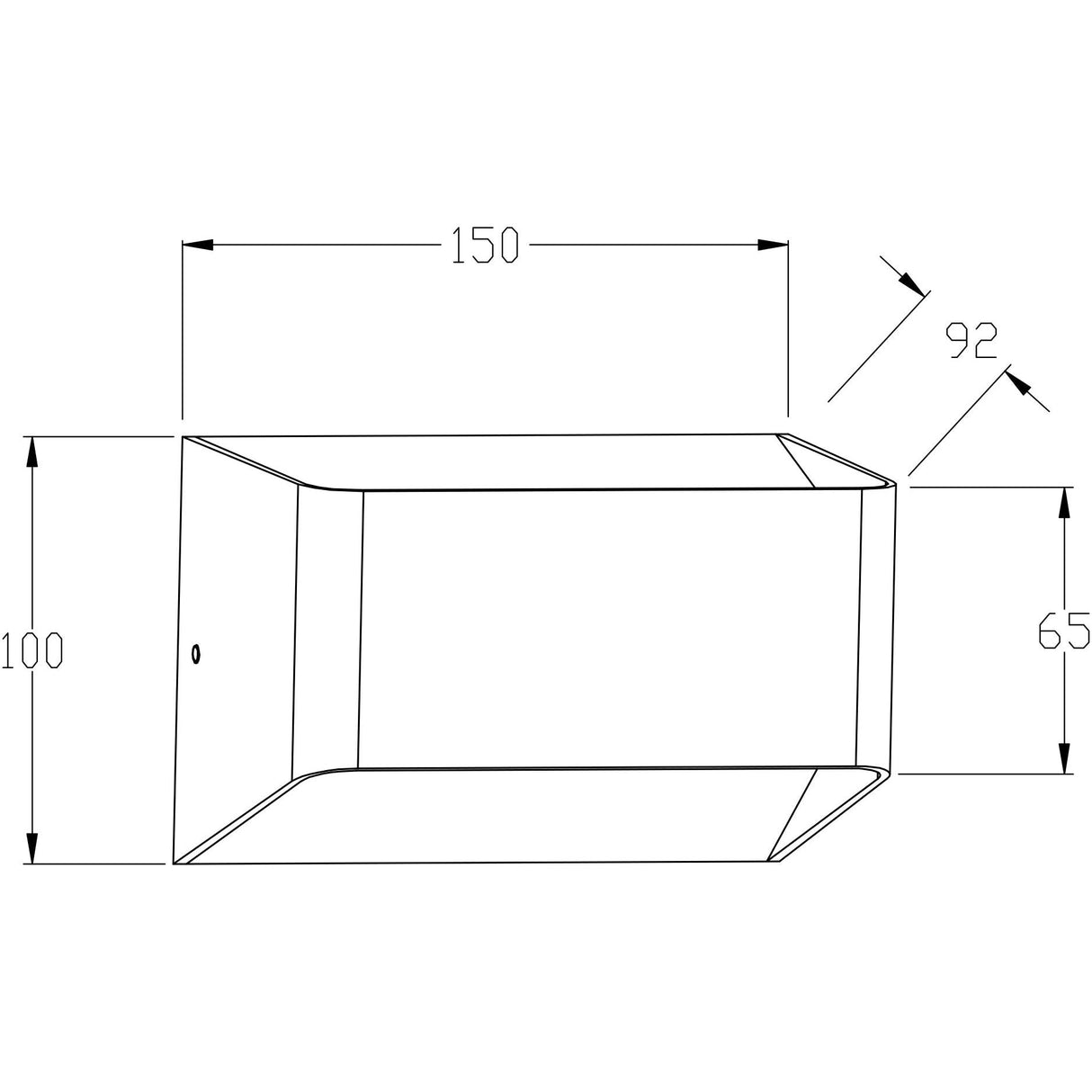 SAl Lounge III S9327 10W IP54 LED Wall Light