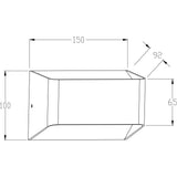 SAl Lounge III S9327 10W IP54 LED Wall Light