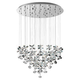 Eglo Lighting PIANOPOLI 1 pendant light refined glass crystals