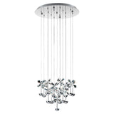 Eglo Lighting PIANOPOLI 1 pendant light refined glass crystals