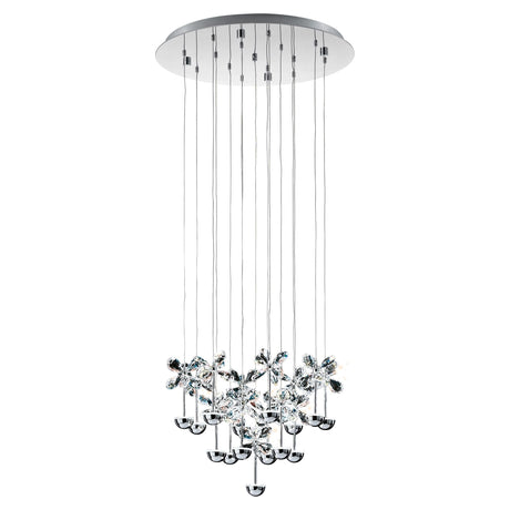 Eglo Lighting PIANOPOLI 1 pendant light refined glass crystals