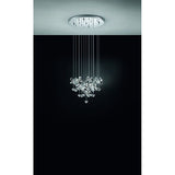 Eglo Lighting PIANOPOLI 1 pendant light refined glass crystals