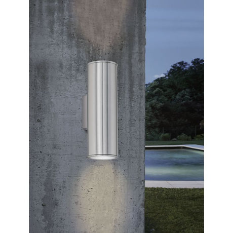 Eglo Lighting Riga Led Exterior 2X3W Gu10 Led 3000K Stainless Steel
