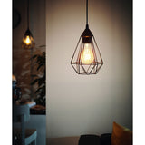 Eglo Lighting TARBES pendant light LED filament globes Black