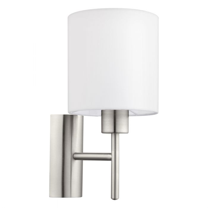 Eglo Lighting Pasteri 60W E27 Satin Nickel/Taupe