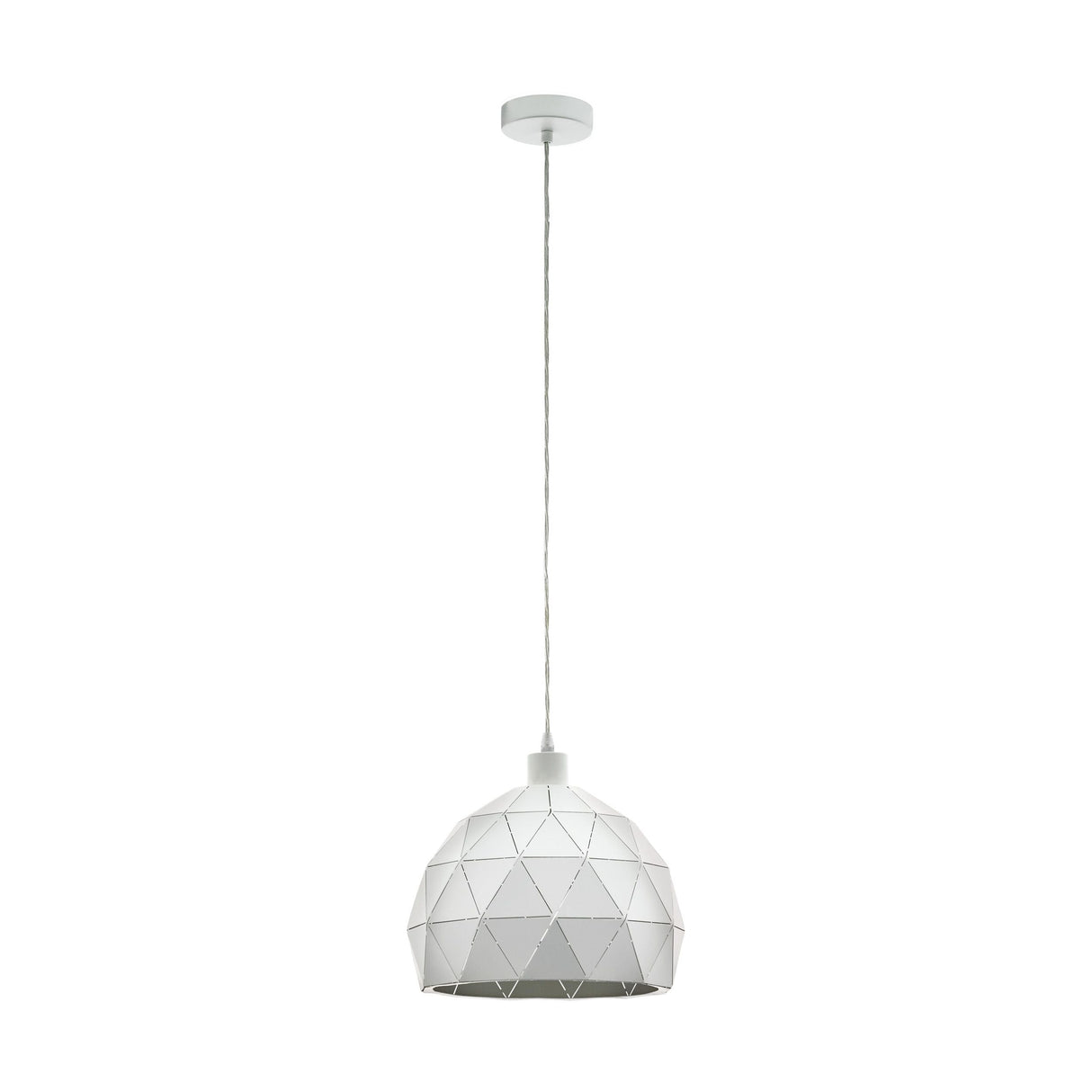 Eglo Lighting ROCCAFORTE pendant powder-coated steel light cut-out motif